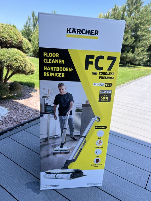 Акумуляторна електрошвабра Kärcher FC 7 Cordless Premium (Стан б/в  як нова)