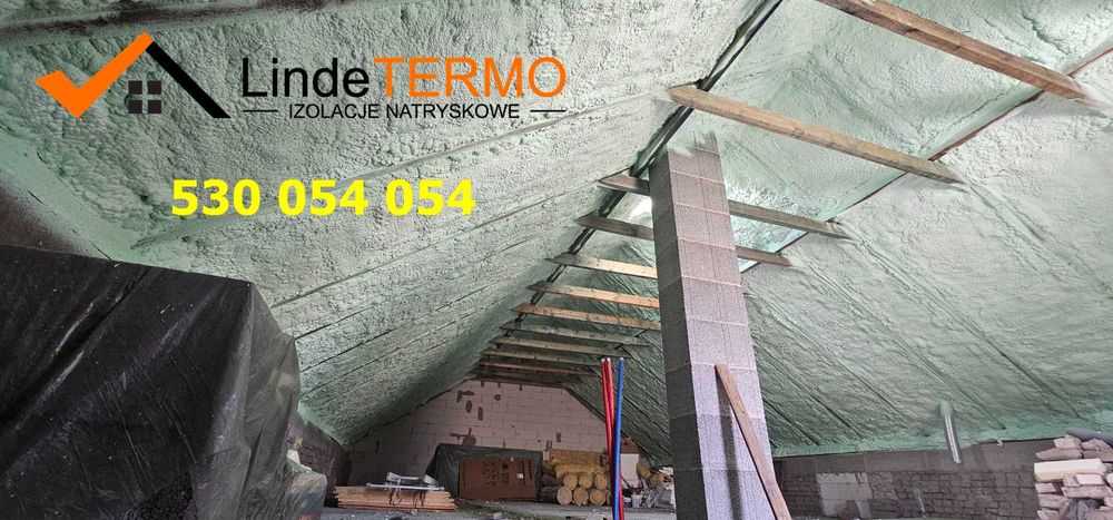 Ocieplanie pianą PUR, izolacje natryskowe, poddasza, pianowanie pianka
