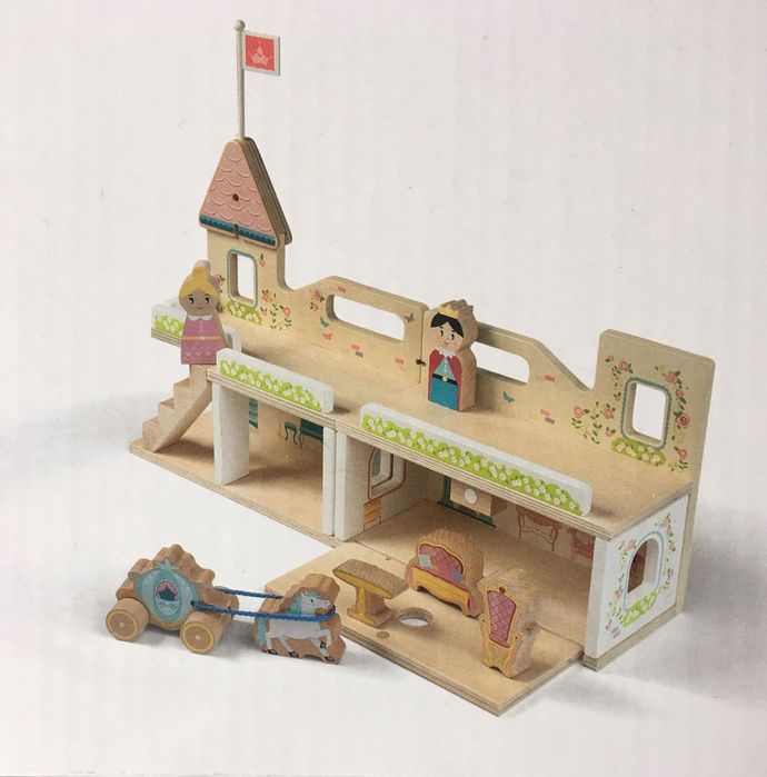 Ideen Welt drewniany zamek z akcesoriami, Księżniczka Nowy