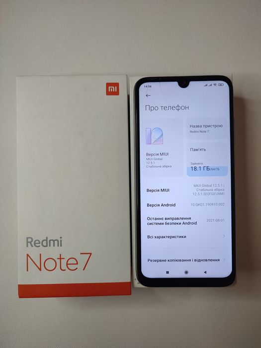 Xiaomi redmi note 7, 4/64Gb