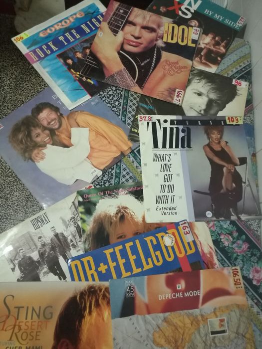 12" Maxi-Singles vinil anos 80's e 90's