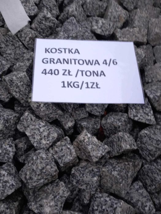 Kostki granitowe
