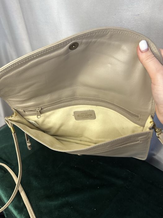 Вінтажна шкіряна сумка / клач Tula