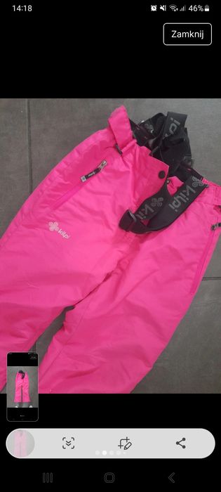 Śniegowce spodnie na narty snieg 152