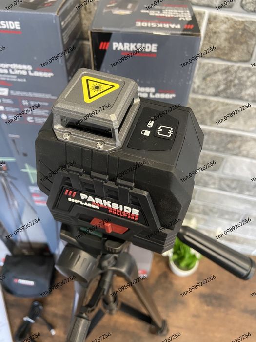 Лазерний рівень зі штативом Parkside Німеччина 360