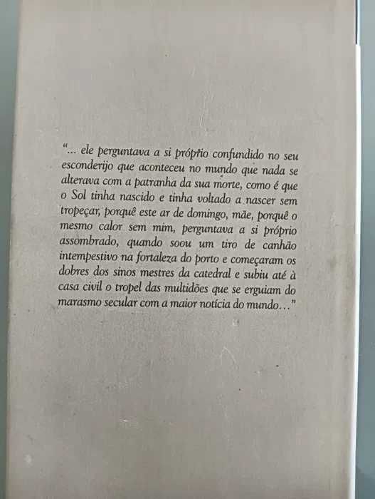 O Outono do Patriarca; Gabriel Garcia Márquez*