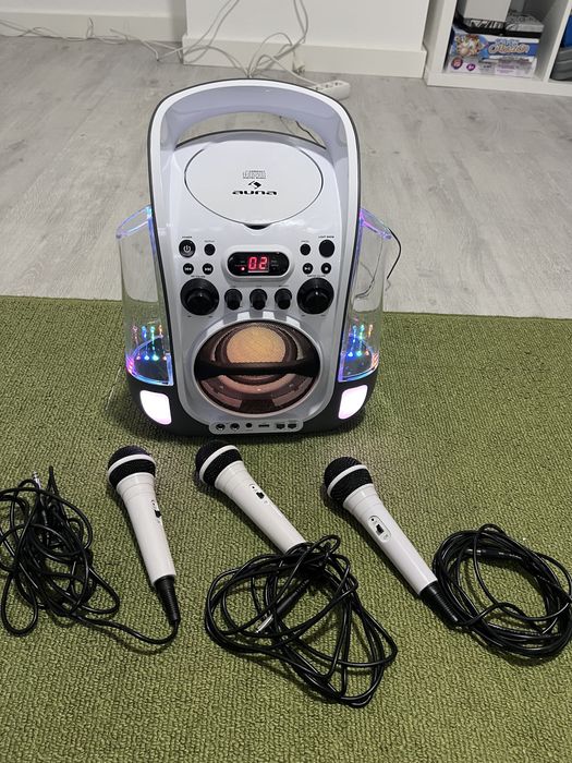 Karaoke Auna com efeito luzes