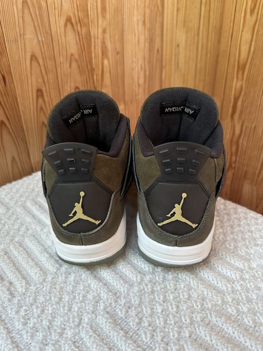 Кросівки Air Jordan 4 Retro Se Craft Medium Green / ОРИГІНАЛ / 46 розмір