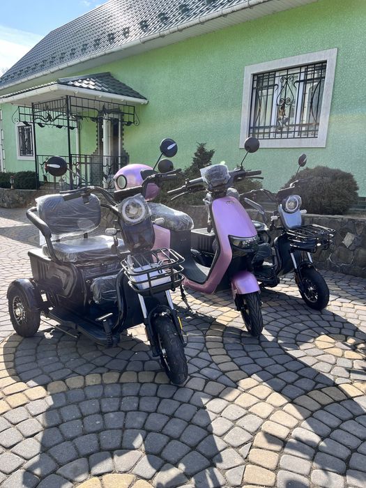 Мопеди Електро ТрицикЛ елеКтро доСтавка склад НОВІ БЕЗ ПРОБІГУ