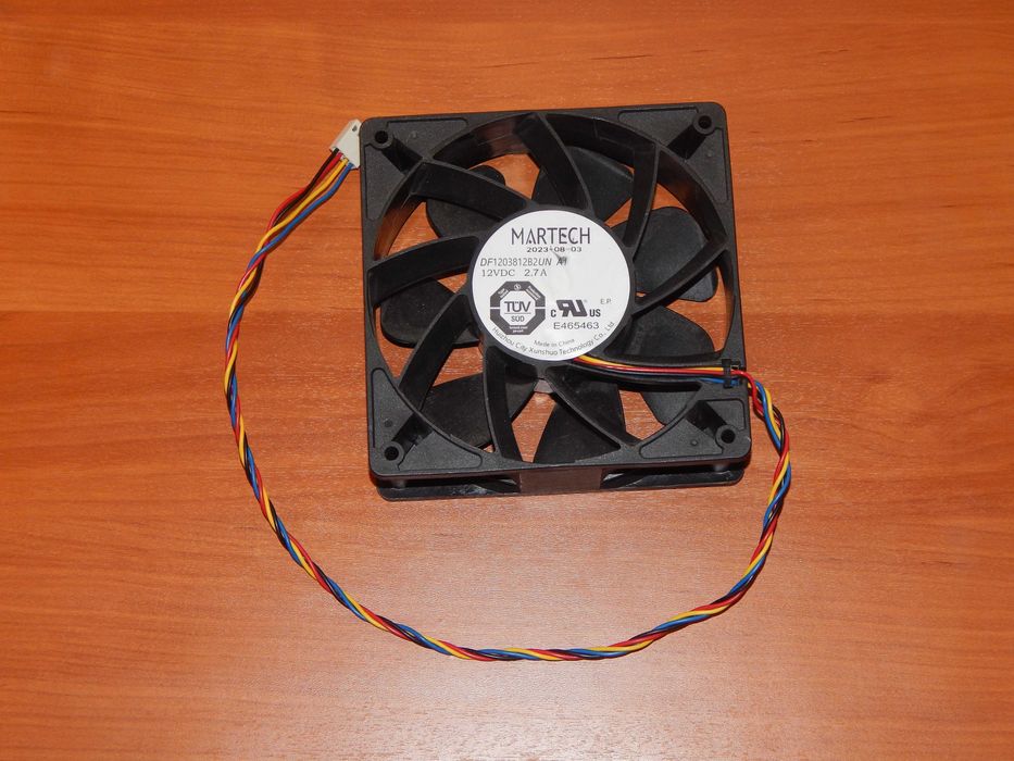 Кулер мощный компьютерный для компьютера бесшумный 12 см