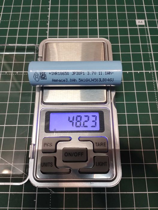 18650 Ampace jp30 36A 3000mAh 3mOm tabless