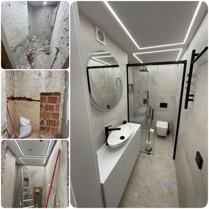 Remonty, Wykończenia Wnętrz, Łazienki, Gładzie, Malowanie Kraków