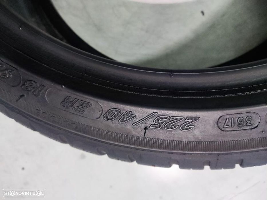 2 pneus semi novos 225-40r18 michelin - oferta dos portes