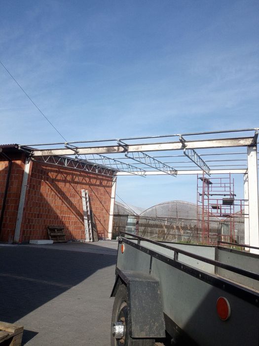 Kratownica 7.9m konstrukcja dachowa wiata garaż magazyn.