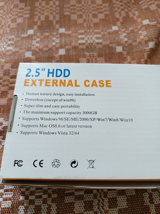 Внешний карман для HDD