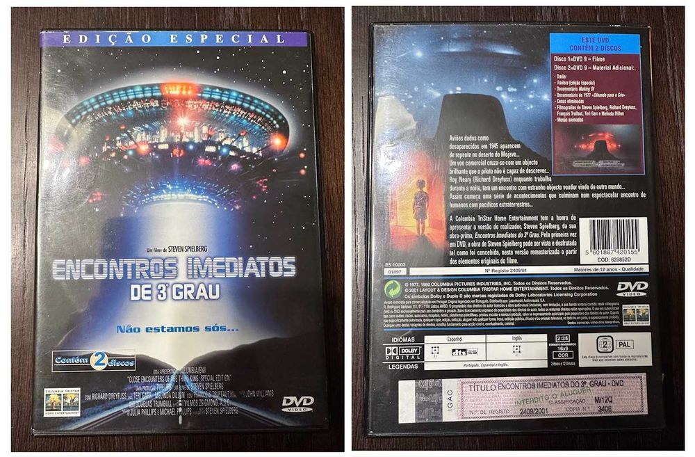 Venda direta de DVD's de filmes Clássicos