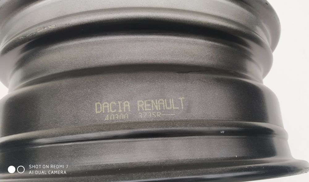 Felga stalowa 16 Dacia Duster oryginalna 5x114,3 et50 6,5j 16