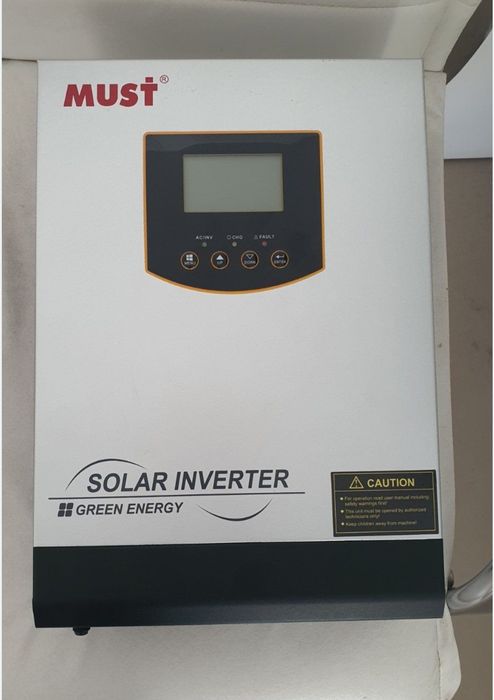 Инвертор MUST PV18-1012 — 1000 Вт, 12 В, чистый синус, MPPT