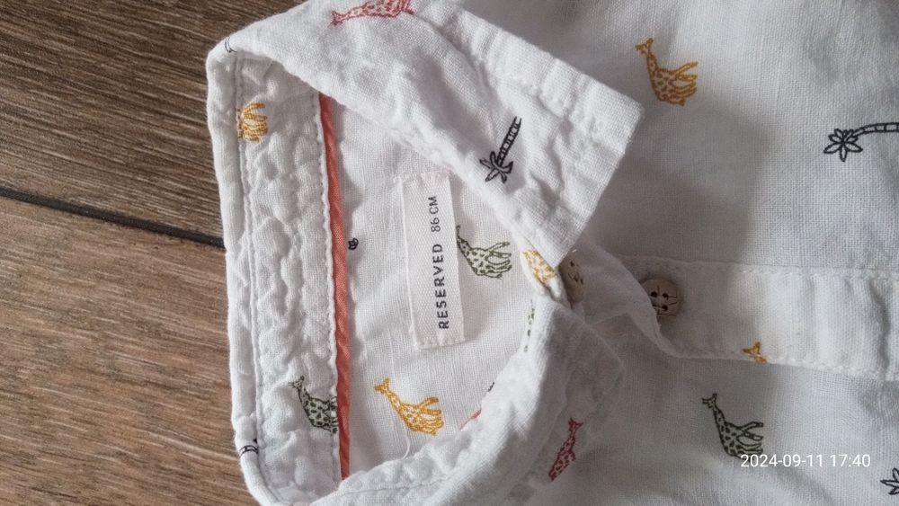 Koszula ,+bluzeczka dla chłopca 86