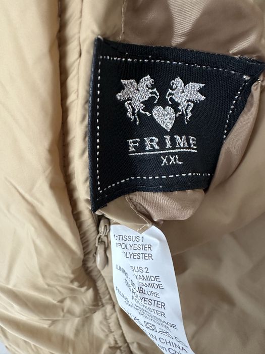 Casaco quispo reversível duas faces preto camel claro XL XXL