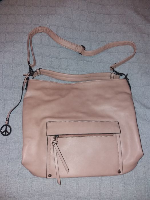 Mala de senhora beje nova