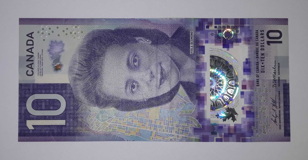 Kanada 10 dolarów 2018