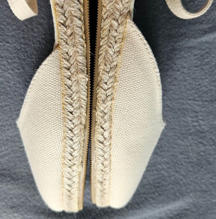 Espadryle beżowe 38
