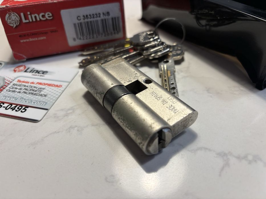 Canhão cilíndrico para fechadura de Casa