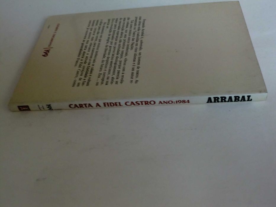 Carta a Fidel de Castro de Fernando Arrabal