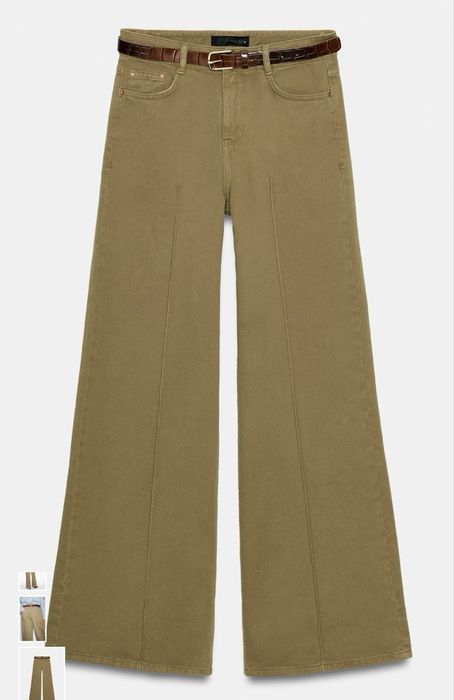 Джинси wide leg zara