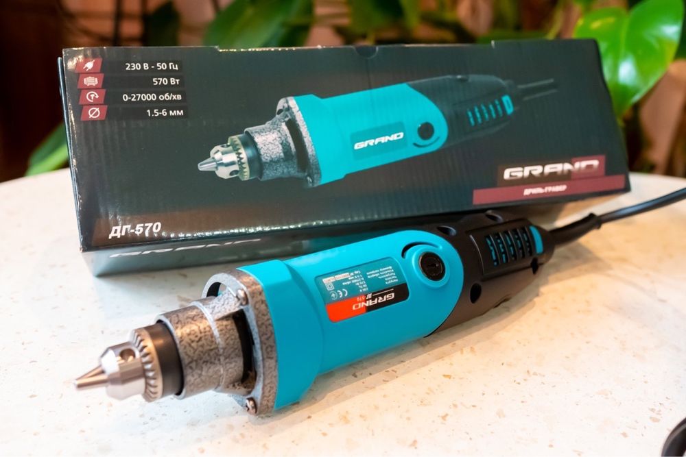 Дрель-гравер Grand ДГ-570 бормашина , гравер , мини дрель (патрон)