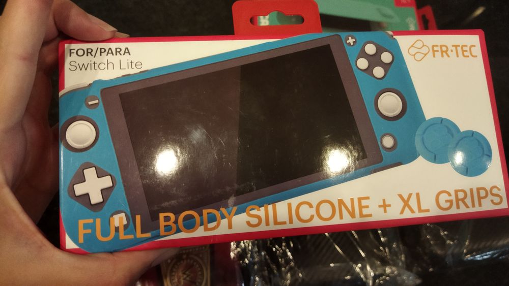 Bolsa para nintendo switch ( da para qualquer uma) capa silicone lite