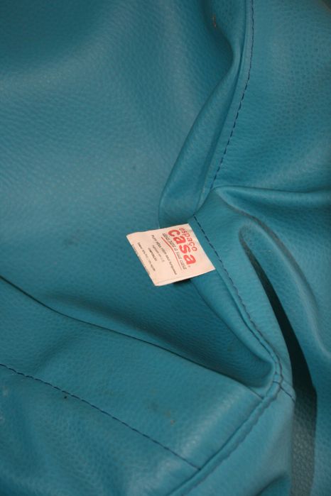 Puff Azul Turquesa - Espaço Casa