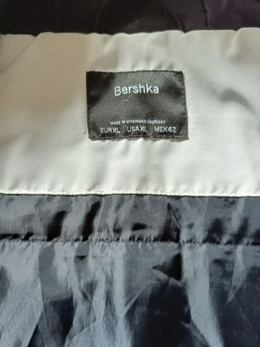 Kurtka męska Bershka w kolorze białym, rozmiar XL