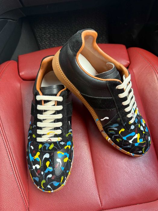 (БЕЗ ПЕРЕДОПЛАТИ) Maison Margiela MM6 Black Paint найк марджела чорні