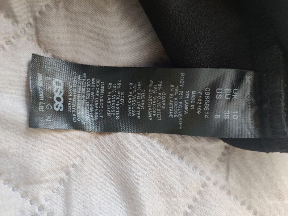 Spodnie ASOS Maternity design ciążowe rozm. 38-42