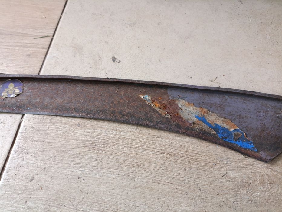 Stara Kosa ręczna PRL 70 cm zdrowe ostrze