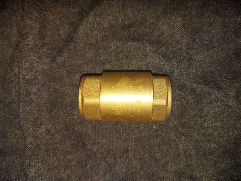 обратный клапан новый полностью латунный