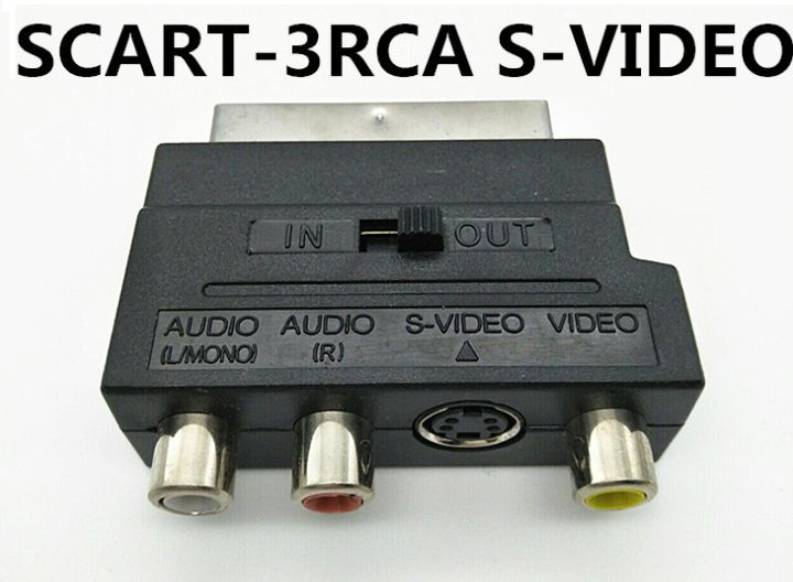 Адаптер переходник SCART 3xRCA/AV (СКАРТ->Тюльпаны) VIDEO две стороны ...