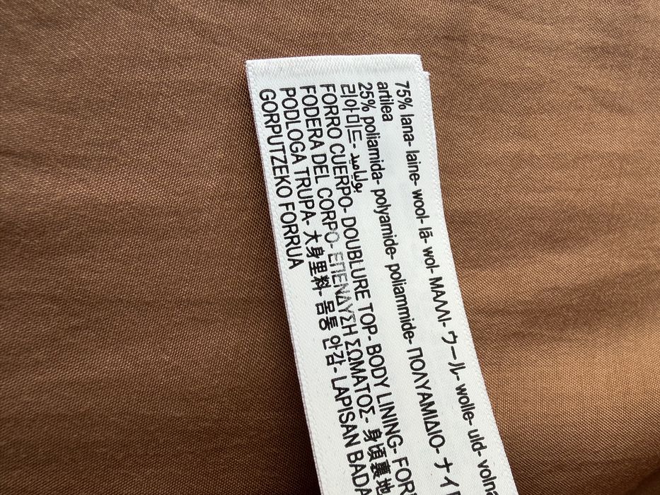 Płaszcz Massimo Dutti camelowy karmelowy beżowy