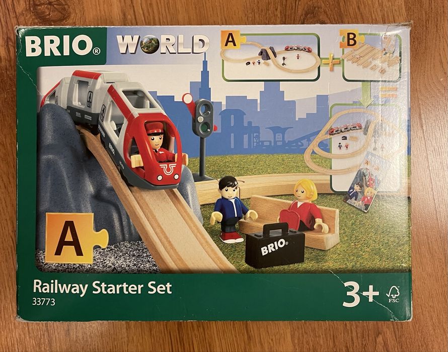 Brio RC travel set 33277, railway starter set 33773, 33599