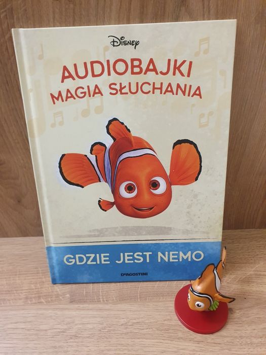 Książka I figurka audiobook Deagostini disney Gdzie jest Nemo?
