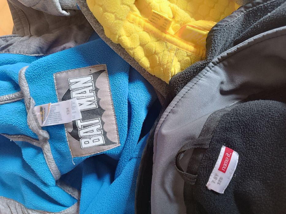 3x Softshell rozmiar 122/128, 128,134