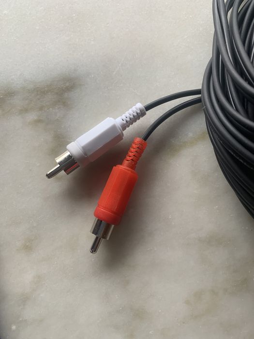 20m cabo jack 3.5 e 2xRCA