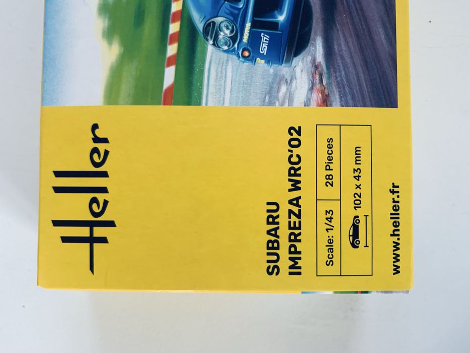 Samochód Subaru Impreza WRC 02 model do sklejania Heller