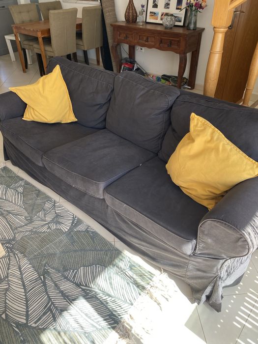 Sofá Ektorp do Ikea preto/antracite