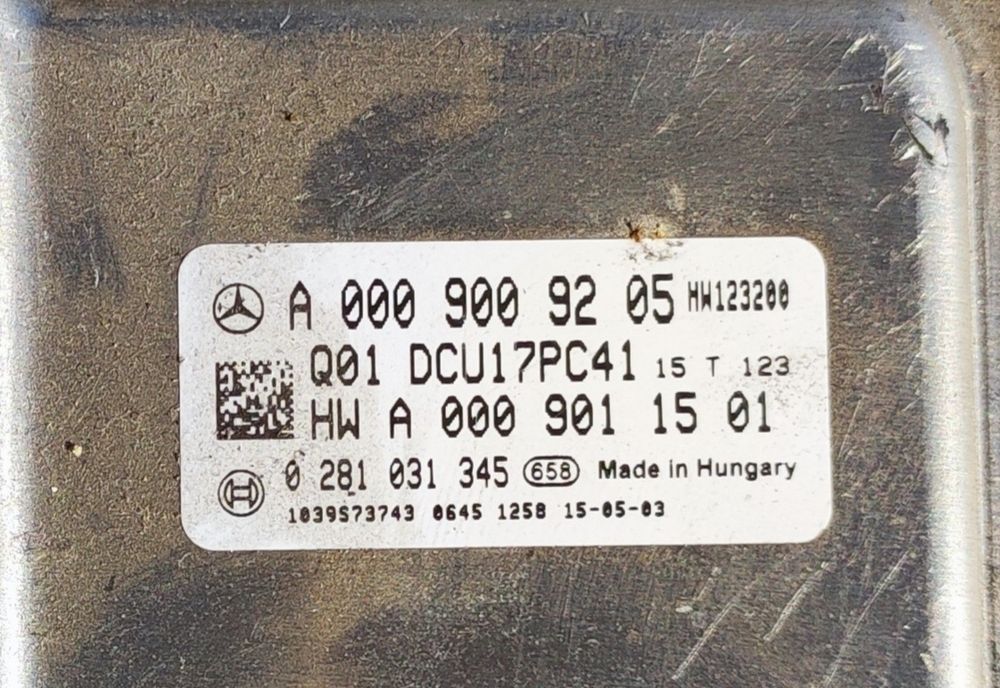 ЭБУ Блок управления Adblue Mercedes sprinter A0009009205
