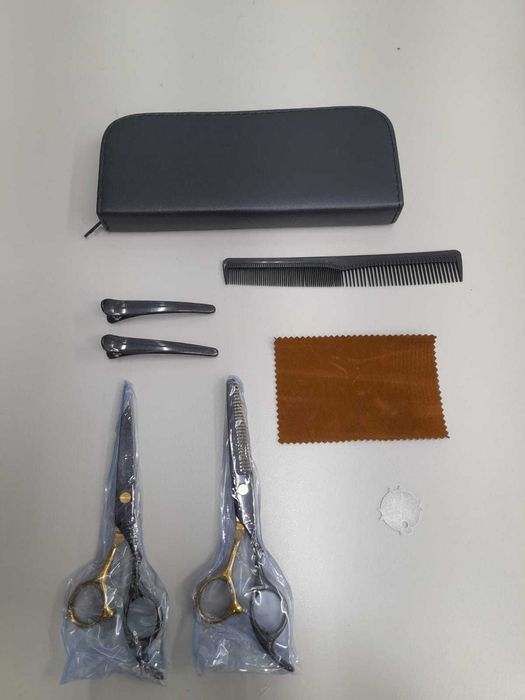 Conjunto de Ferramentos de Cabeleireiro - Kit de 8 Peças