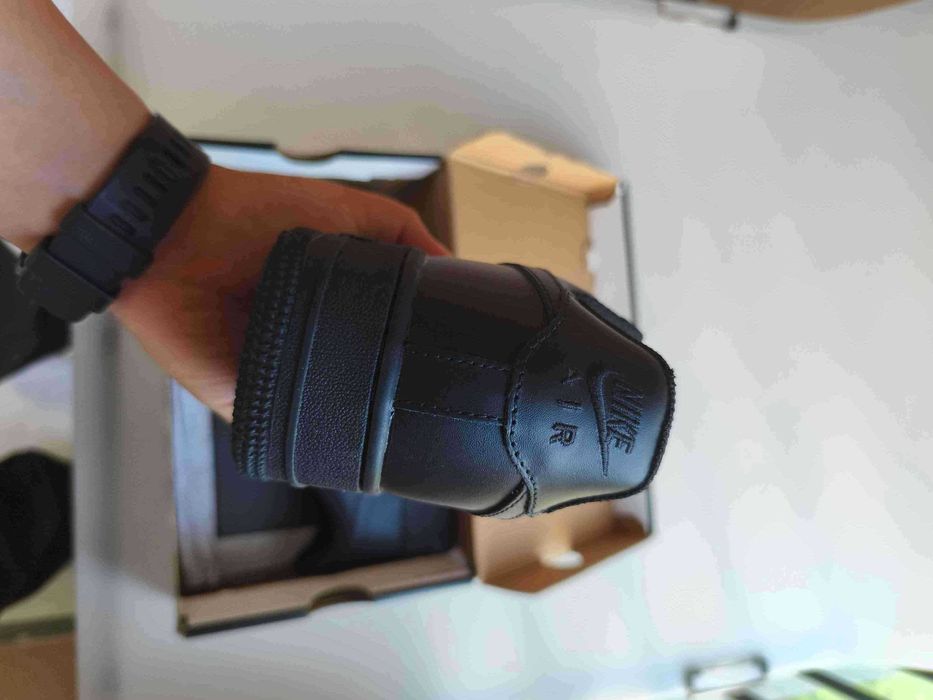 Nike, damskie czarne trampki, rozmiar 39