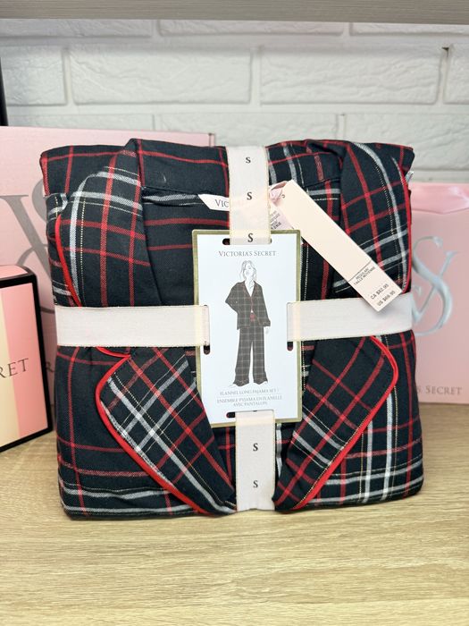 Піжами Вікторія сікрет, тканина фланель, нові моделі. Victorias secret